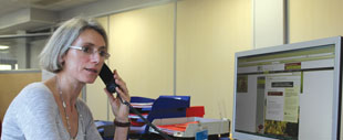 Annie Guilloux, correspondante « entreprises » de la MSA Portes de Bretagne